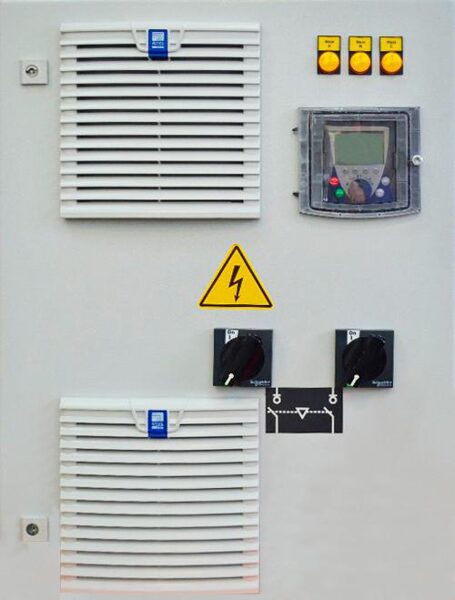 Wastewater pumping station (WPS) control panel