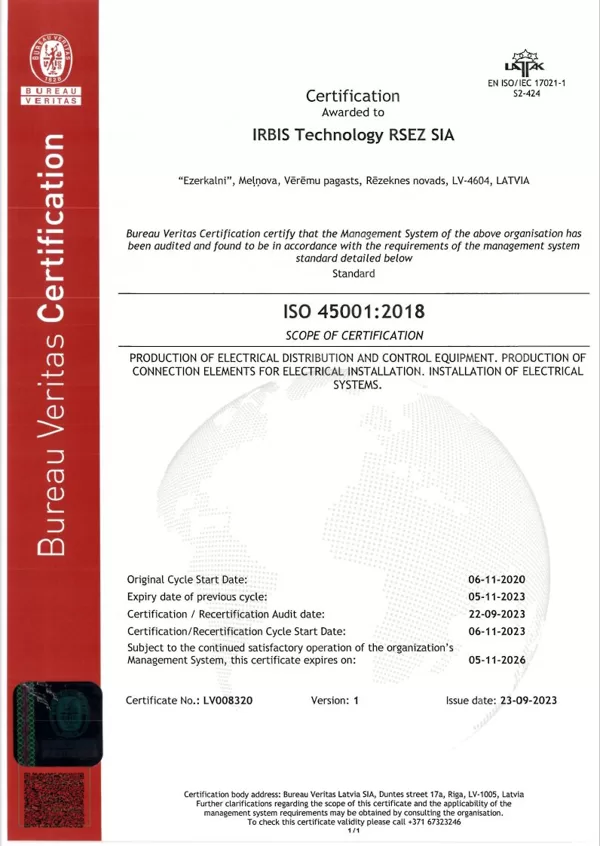 ISO 45001:2018